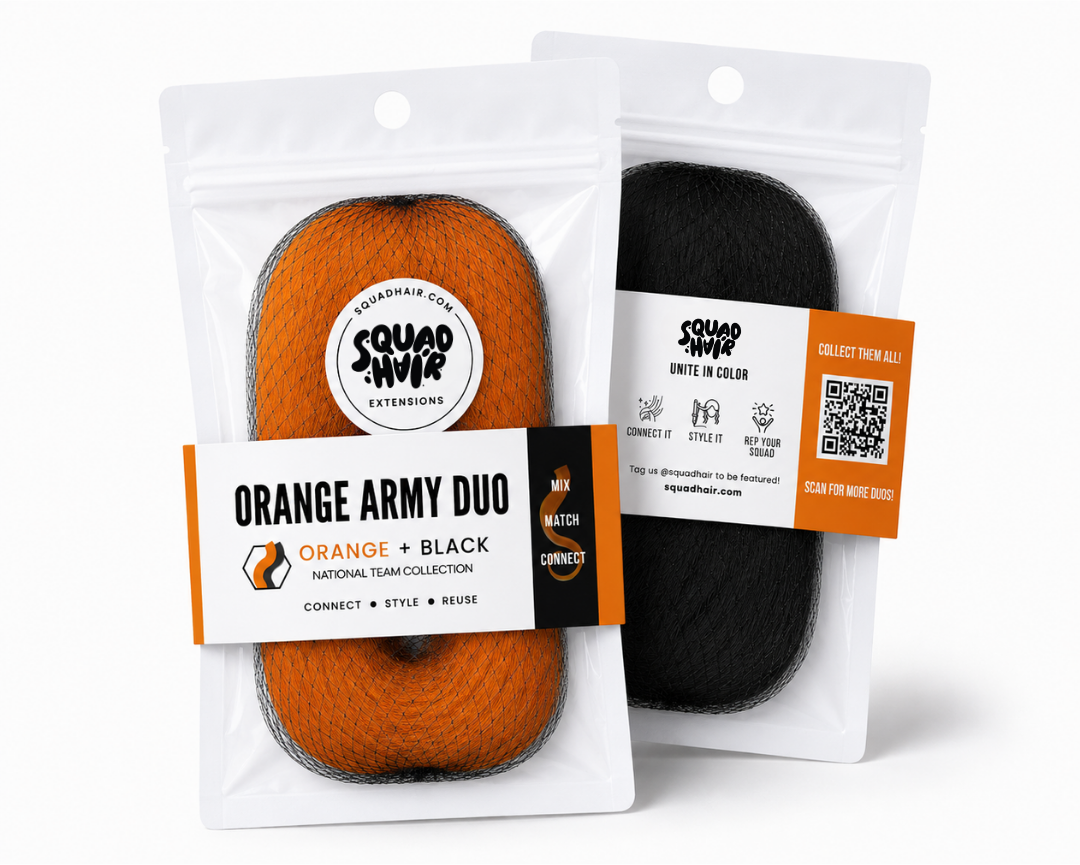 Orange Army Duo | Orange & Black