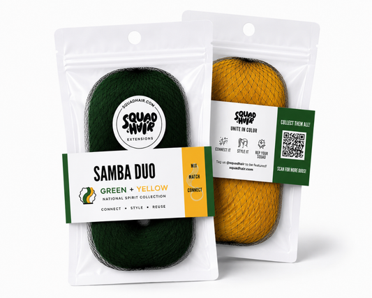Samba Duo | Dark Green & Yellow